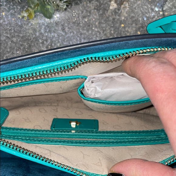 RADLEY LONDON Vibrant Aqua Satchel ♥️♥️BRAND NEW♥️♥️ - Picture 9 of 11